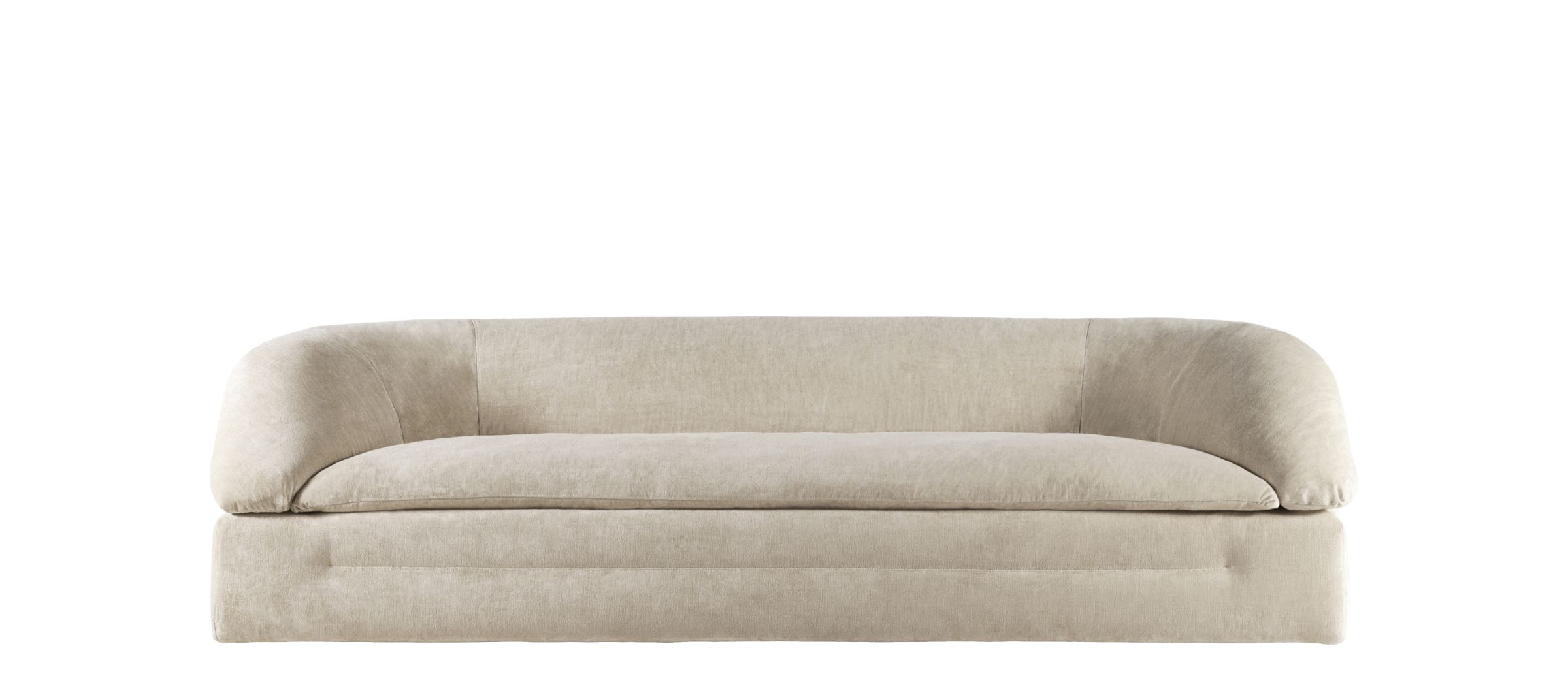 Butter three-seat sofa product view