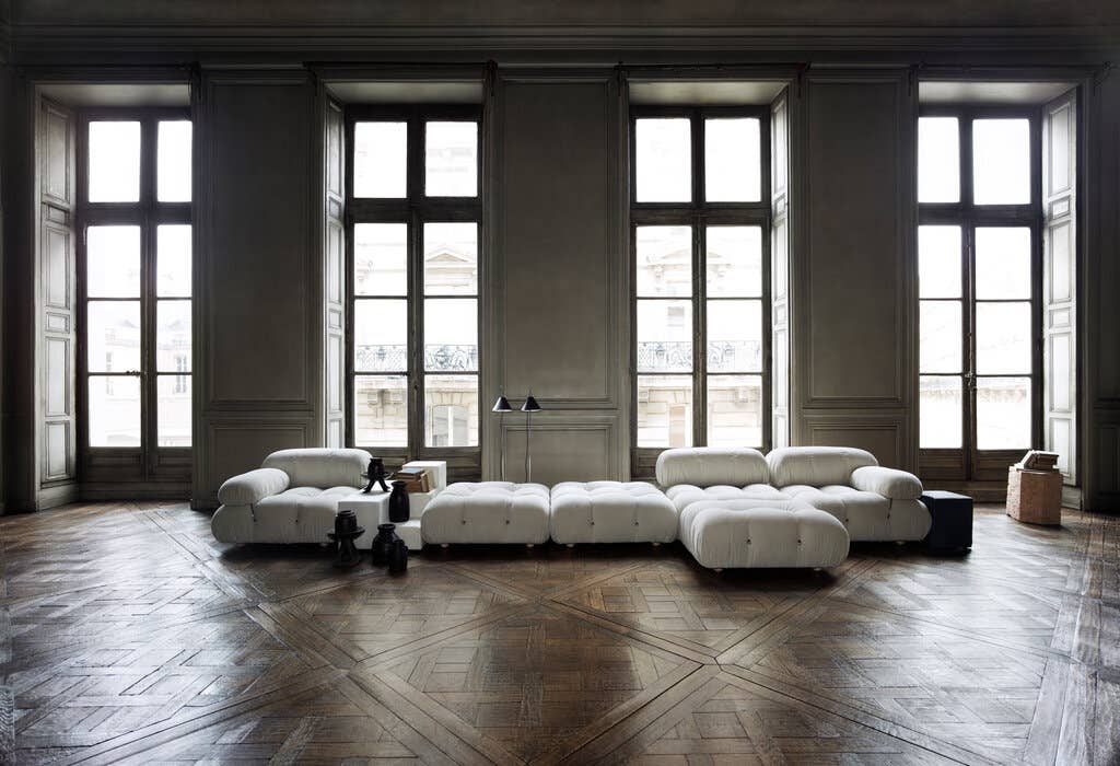 White Camaleonda composition in a historic Paris interior