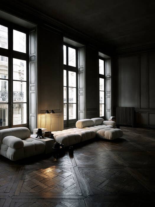 Camaleonda in a dark Paris interior